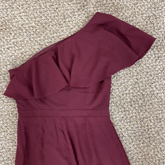 BB Dakota RSVP  L.a Crepe One Shoulder Jumpsuit - Picture 5 of 8